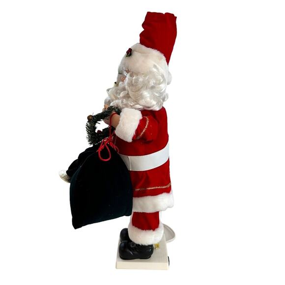 Telco Motionettes Santa Claus Vintage Animated Figure 27" Christmas 80s In Box - Picture 4 of 14